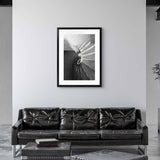 Stairway Artwork Framed W Glass Front 60x80cm - Top-Down View