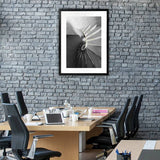 Stairway Artwork Framed W Glass Front 60x80cm - 45-Degree Angle