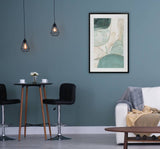 Billow Artwork Framed W Glass Front 80x120cm - Top-Down View