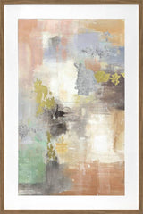 Hudson Abstract Artwork Framed W Glass Front 80x120cm