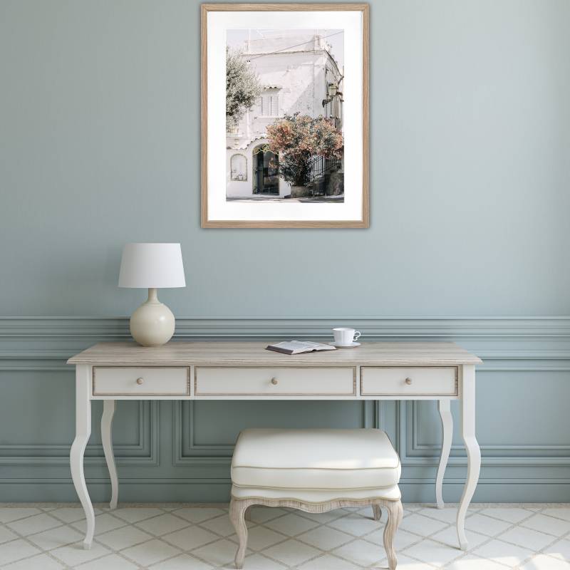Italian Dreams Artwork Framed W Glass Front 60x80cm
