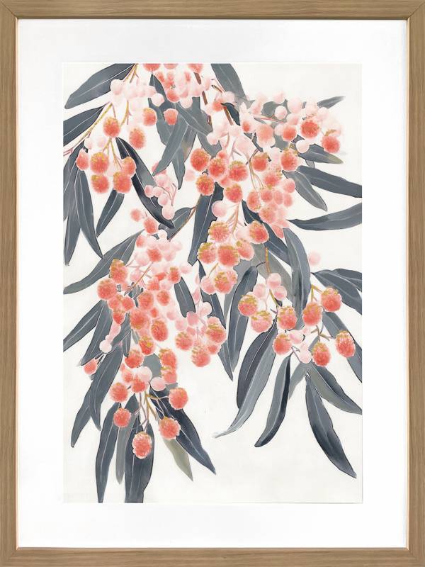 Australiana Artwork Framed W Glass Front 60x80cm