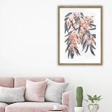 Australiana Artwork Framed W Glass Front 60x80cm - Top-Down View