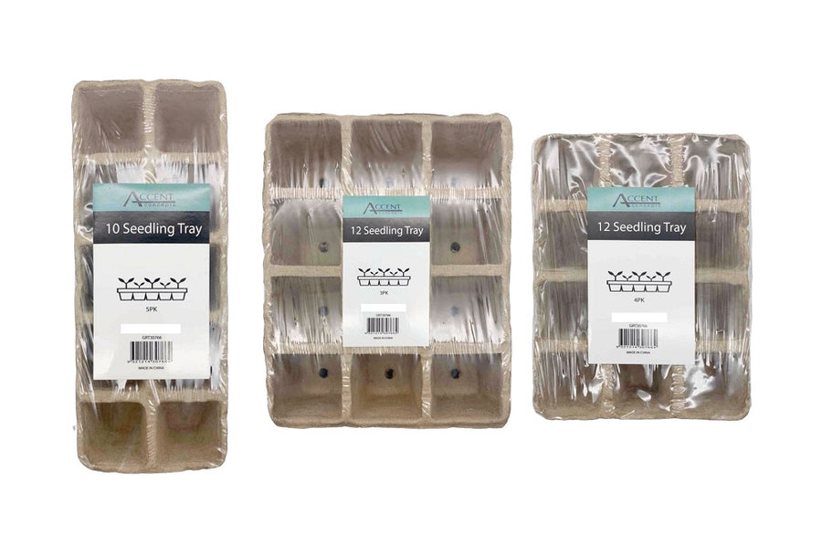 bulk 288 Paper Seedling Tray Compartments Assort