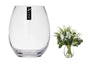 bulk 4 Glass Barrel Vase Flower 23cm