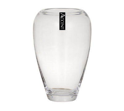 bulk 4 Roselle Glass Vase Flower 24cm