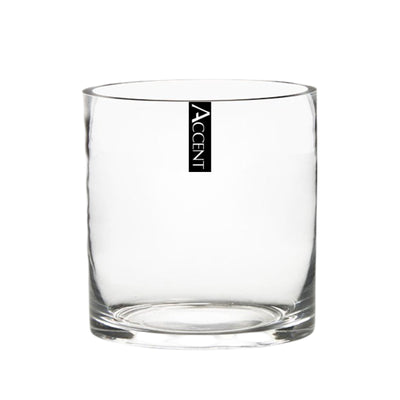 bulk 12 Glass Cylinder Vase 12cm