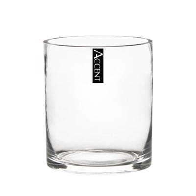 bulk 12 Glass Cylinder Vase 16cm