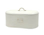 Corrugated Metal Bread Storage Bucket Oval 34x18cm