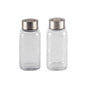bulk 24 Glass Bottle w Metal Screw Lid 300ml Assort 6x15cm