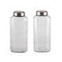 bulk 12 Glass Bottle w Metal Screw Lid 1.3Lt Assort 10x25cm