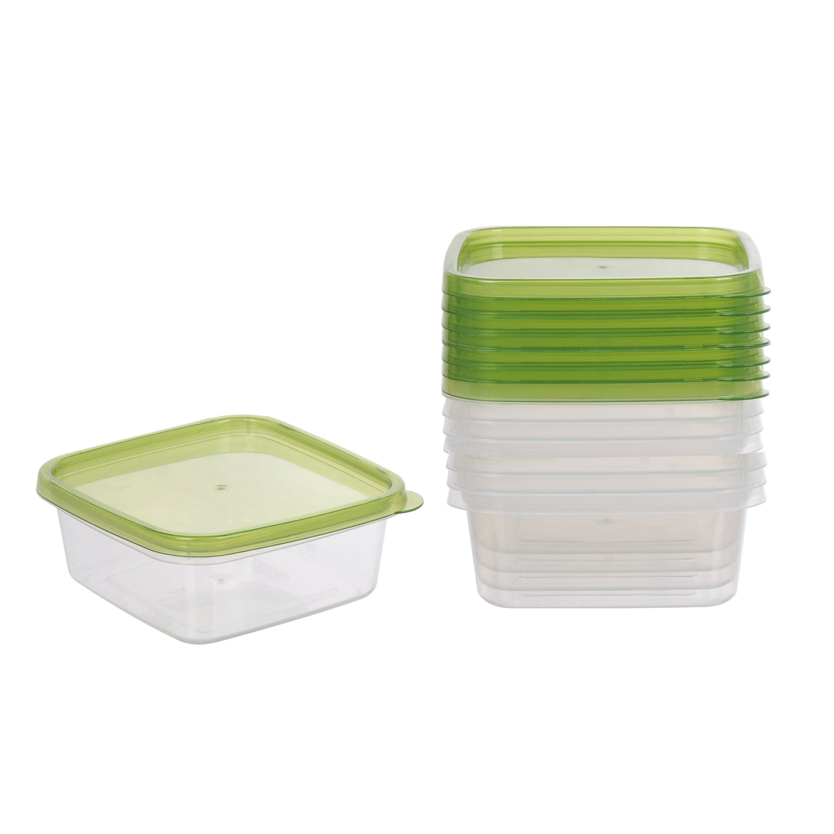 bulk 84 Reusable Microwave Safe 600ml Food Container Square