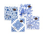 bulk 960 3Ply Napkin All About Blue Assort 33cm