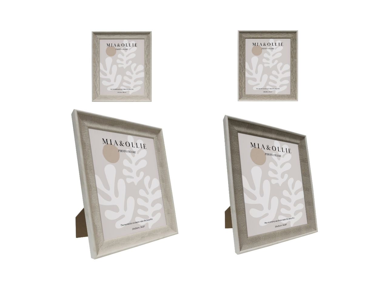 Set 2 Photo Frame Cassie '8x10in' Assort 25cm