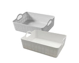 bulk 24 Rect Storage Basket w Handle Assort 210cm