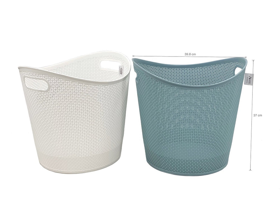 bulk 8 Scoop Basket w Handle Assort 39cm