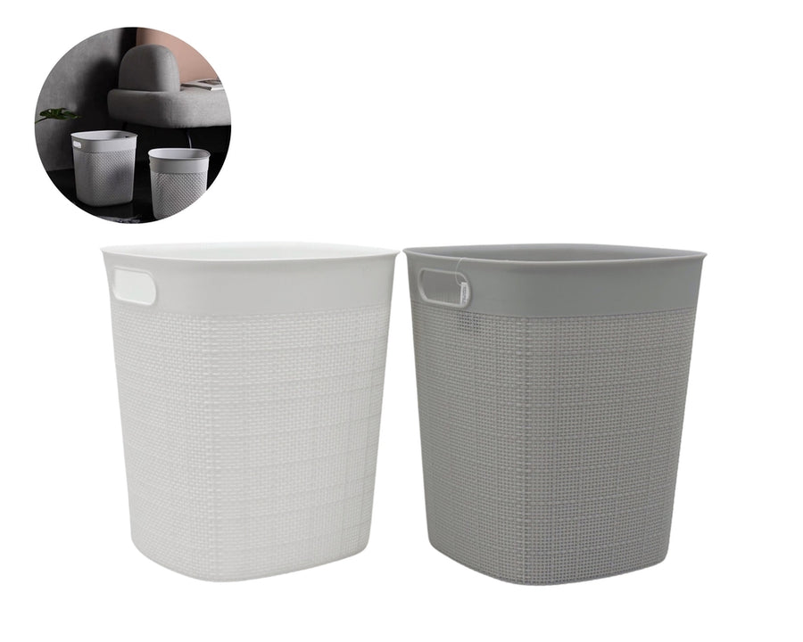bulk 24 Rubbish Bin Assorted 27cm