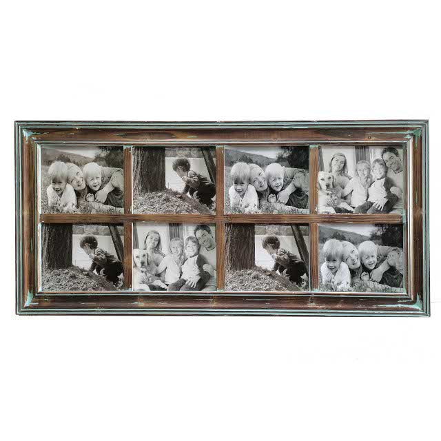Rustic 8 Collage Photo Frame 120cm