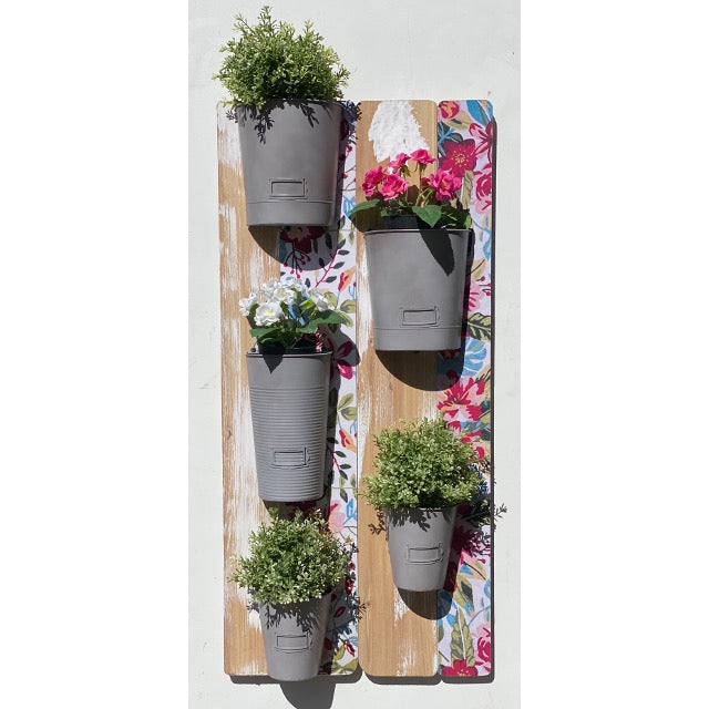 6 Pots Wall Planter 90cm