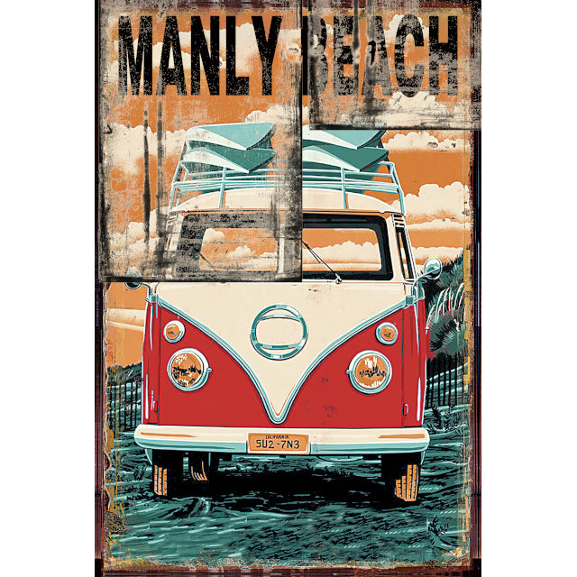 Manly Combi Wall Art 20x30cm