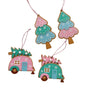 Bulk 24 Xmas Peppermint Tree/car Hanger 12.4x7.3cm 10.6x10.6cm 2 Ast