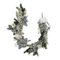 Xmas White Hydrangea & Berry Garland 150cm