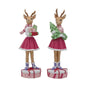 Bulk 8 Xmas Candyland Deer Girl Resin 24.5cmh