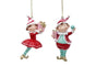 Bulk 12 Xmas Candyland Boy&girl Hanging Elf Resin 12cm