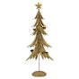 Bulk 4 Xmas Golden Elegance Metal Tree Deco 29x15x72cm
