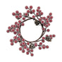 Bulk 24 Xmas Frosted Berry Wreath 24cm