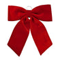 Bulk 8 Xmas Velvet Red Bow W Hanging Ring Xxlrg 60cm