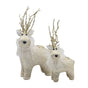 Bulk 12 Xmas Scarlet & Sparkle Reindeer 24cm