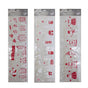 Bulk 24 Xmas Glass Decorations 14x50cm Asst