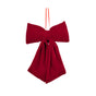 Plush Velvet Drape Bow Sml 15x22cm