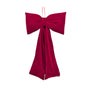 Plush Velvet Drape Bow Lrg 28x43cm