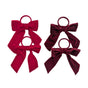 Bulk 24 Red & Burgundy Velve Ring 10.5x12cm 2 Asst
