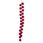 Bulk 12 Xmas Flocking Ball Garland 105cm