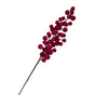Bulk 24 Xmas Red Flocking Berry Pick 72cm