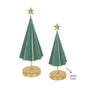 Bulk 6 Metal Xmas Tree Decoration 11x31cm