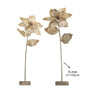 Bulk 2 Xmas Champagne Luxe Poinsettia Xlrg 57x57x150cm