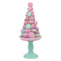 Polyresin Xmas Pastel Macaron Cake 23x23x57cm