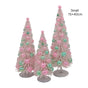 Bulk 6 Xmas Pink Iridescent Bauble Tree sml15x40cm