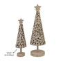 Bulk 4 Xmas Wooden Tree Sml 14.5x14.5x50cm