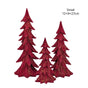Bulk 8 Xmas Polyresin Tree Sml 12x9x27cm
