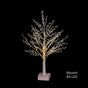 Bulk 4 Xmas Winter Berry Light Up Tree 60cm 60led