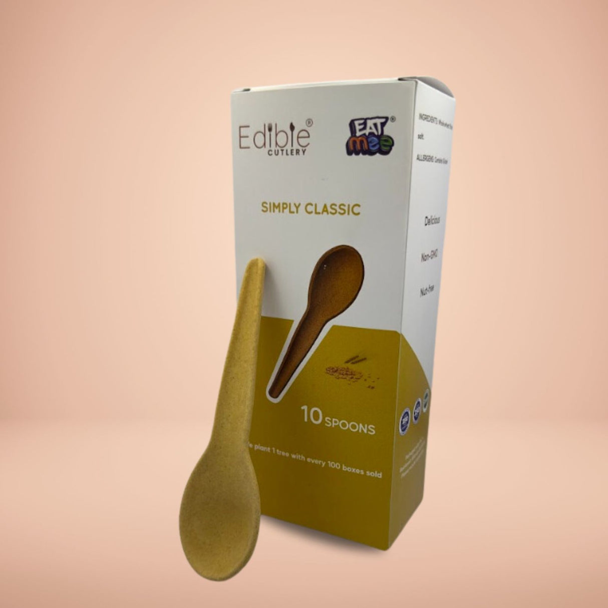 Edible Spoon- Classic (Pack of 10)