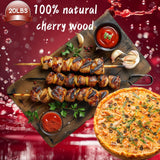 ASMOKE 100% Natural Cherry Wood BBQ Smoker Pellets (9kg / 20lbs) - Rear View