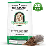 Asmoke 9.5kg of 100% Pure Applewood Pellets - Front View