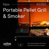 Asmoke AS350 Portable Wood Pellet Grill - Apple Red - Extra Image