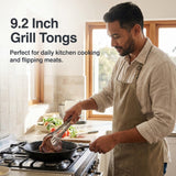 ASMOKE BBQ TONG - 45-Degree Angle